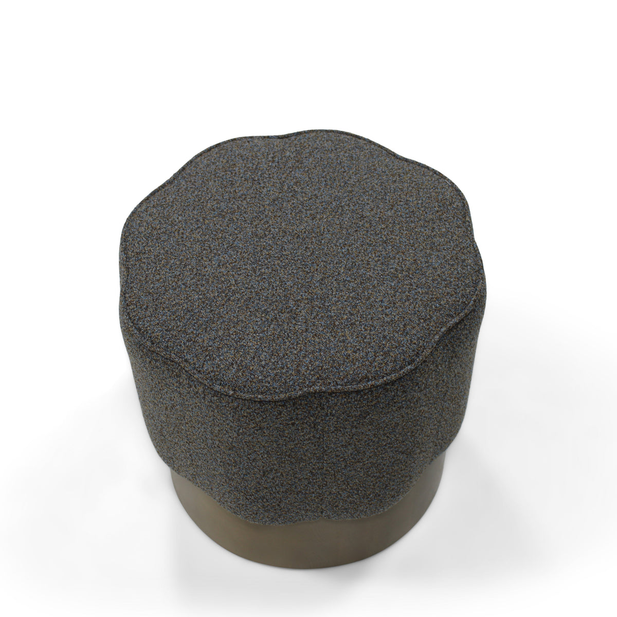 ottoman with wood base