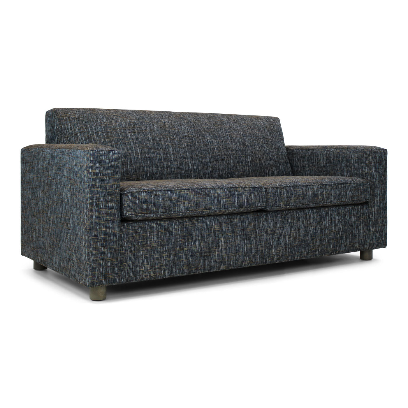 Gray sofa on a white background