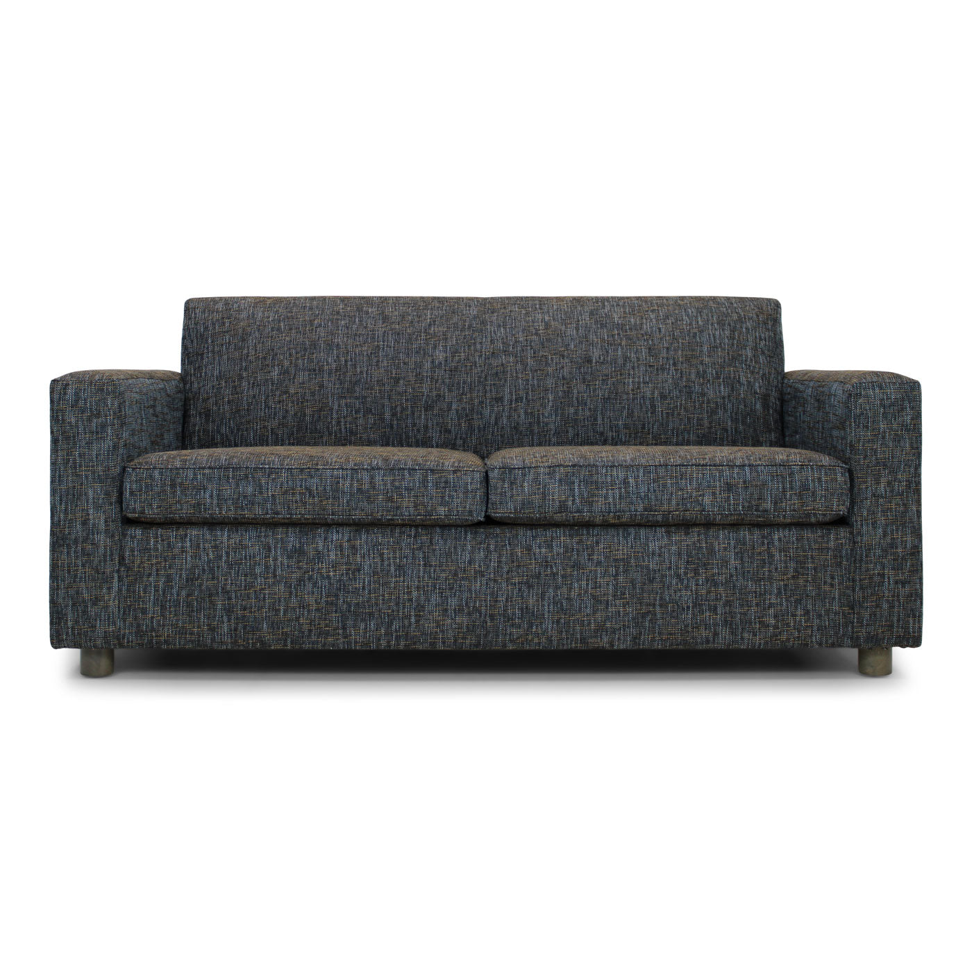 Gray sofa on a white background